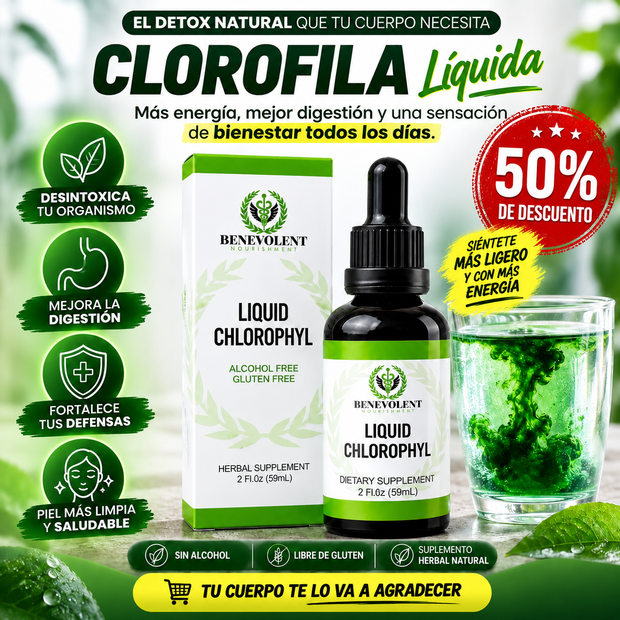 Clorofila Líquida ¡Últimas 7 Unidades!
