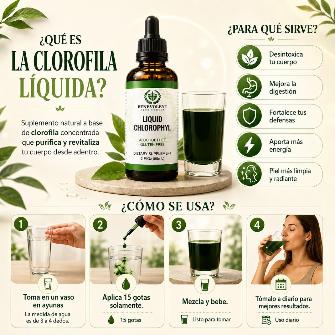 Clorofila Líquida ¡Últimas 7 Unidades!