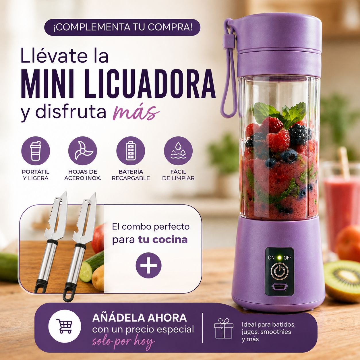 Licuadora mini Portatil